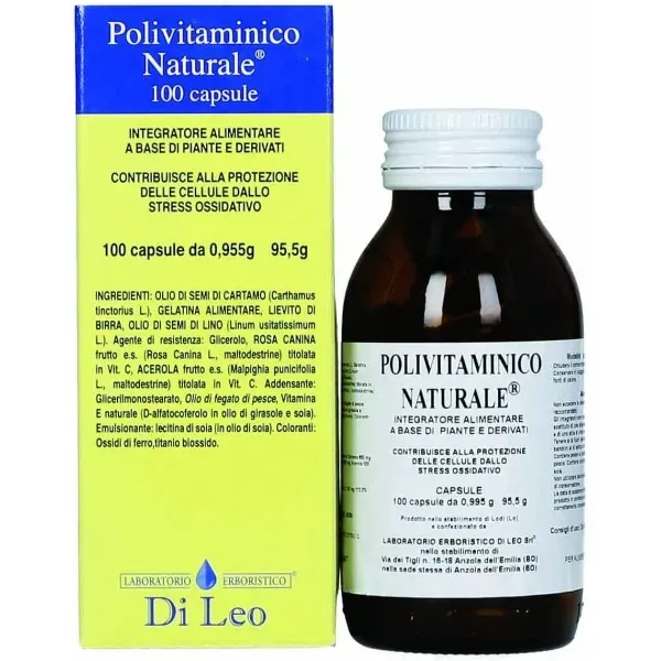 Polivitaminico Naturale 100 capsule – LAB. ERBORISTICO DI LEO