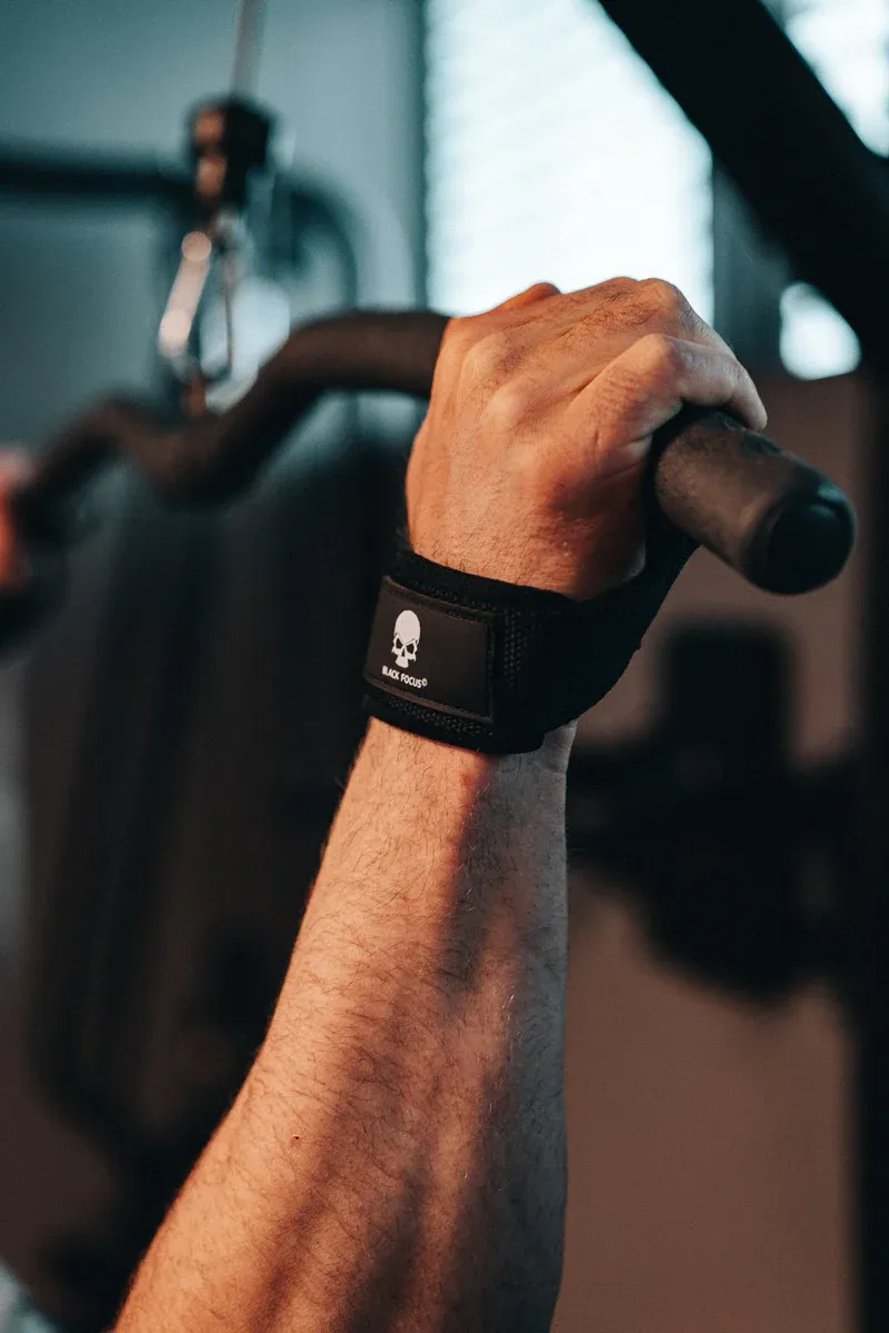 Premium Lifting Straps (fascia polsi) Nero – Black Focus - immagine 4