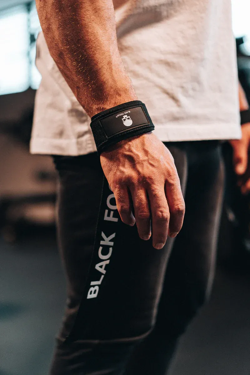 Premium Lifting Straps (fascia polsi) Nero – Black Focus - immagine 3