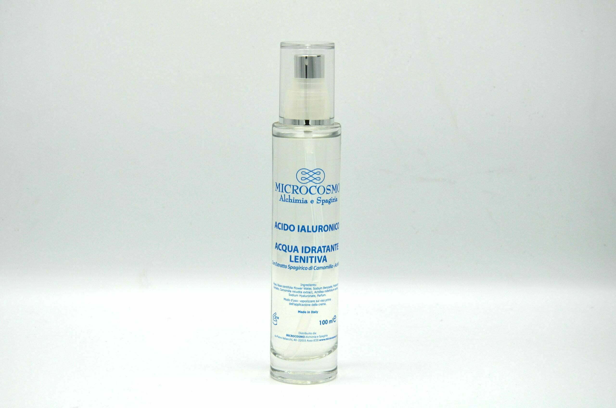 Acqua acido ialuronico idratante lenitiva