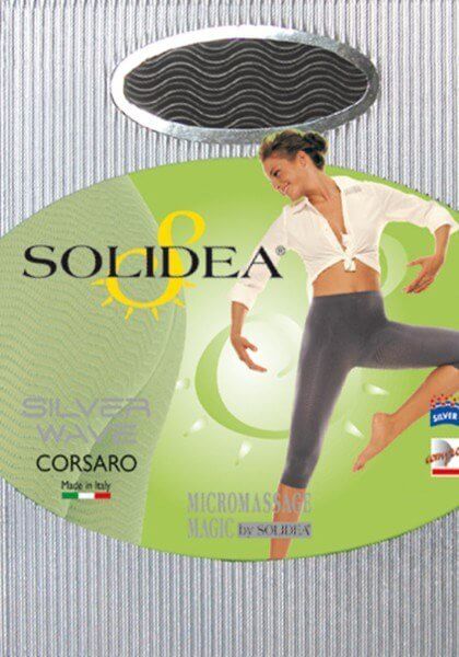 Pantaloncino anticellulite Solidea silver wave corsaro micromassage magic
